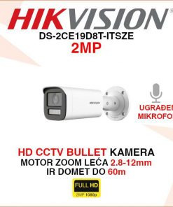 HIKVISION 2MP MOTOR ZOOM BULLET KAMERA DS-2CE19D8T-ITSZE