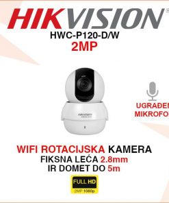 HIKVISION 2MP ROTACIJSKA WIFI KAMERA HWC-P120-D/W