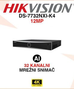 HIKVISION 32 KANALNI 12MP ACUSENSE MREŽNI VIDEO SNIMAČ DS-7732NXI-K4