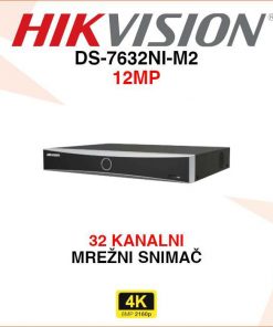HIKVISION 32 KANALNI 12MP MREŽNI VIDEO SNIMAČ DS-7632NI-M2