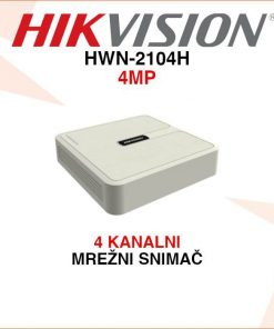 HIKVISION 4 KANALNI 4MP MREŽNI VIDEO SNIMAČ HWN-2104H