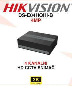 HIKVISION 4 KANALNI ACUSENSE VIDEO SNIMAČ DS-E04HQHI-B
