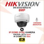 HIKVISION 4K ANTIVANDAL ACUSENSE IP POE KAMERA DS-2CD2183G2-IU