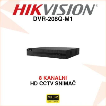 HIKVISION 8 KANALNI 1080p VIDEO SNIMAČ DVR-208Q-M1