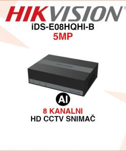 HIKVISION 8 KANALNI 5MP ACUSENSE VIDEO SNIMAČ iDS-E08HQHI-B