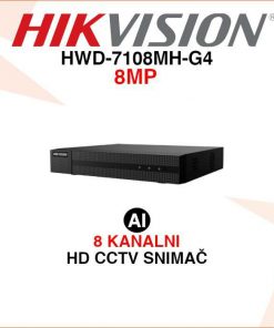 HIKVISION 8 KANALNI 8MP HD CCTV VIDEO SNIMAČ HWD-7108MH-G4