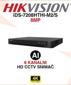HIKVISION 8 KANALNI 8MP DIGITALNI VIDEO SNIMAČ iDS-7208HTHI-M2/S
