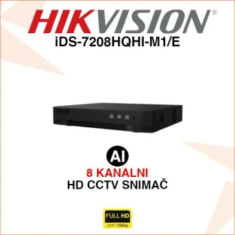 HIKVISION 8 KANALNI ACUSENSE VIDEO SNIMAČ iDS-7208HQHI-M1/E