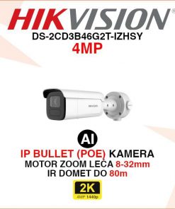 HIKVISION ACUSENSE IP KAMERA SA MOTOR ZOOM LEĆOM DS-2CD3B46G2T-IZHSY