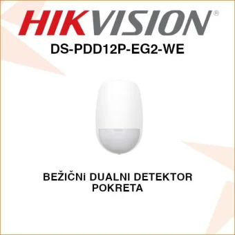 HIKVISION AX PRO DUALNI DETEKTOR POKRETA DS-PDD12P-EG2-WE