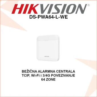 HIKVISION BEŽIČNA ALARMNA CENTRALA DS-PWA64-L-WE
