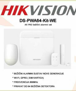 HIKVISION AX PRO BEŽIČNI ALARMNI KOMPLET DS-PWA64-KIT-WE