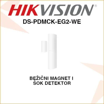 HIKVISION AX PRO BEŽIČNI MAGNET I ŠOK DETEKTOR DS-PDMCK-EG2-WE