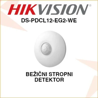 HIKVISION BEŽIČNI STROPNI DETEKTOR DS-PDCL12-EG2-WE
