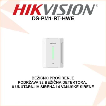 HIKVISION BEŽIČNO PROŠIRENJE ZA ŽIČANI ALARMNI SUSTAV DS-PM1-RT-HWE