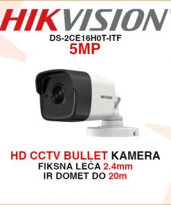 HIKVISION CCTV BULLET KAMERA 5MP REZOLUCIJE DS-2CE16H0T-ITF