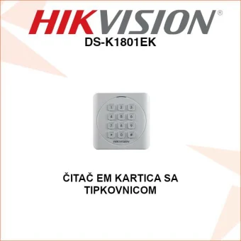 HIKVISION ČITAČ EM KARTICA SA TIPKOVNICOM DS-K1801EK