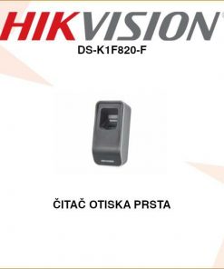HIKVISION ČITAČ OTISKA PRSTA ZA KONTROLU PRISTUPA DS-K1F820-F