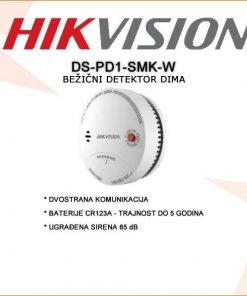 HIKVISION BEŽIČNI DETEKTOR DIMA DS-PD1-SMK-W