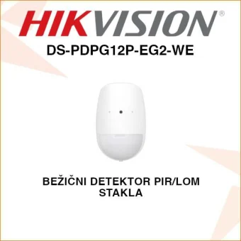 HIKVISION DETEKTOR PIR I LOM STAKLA DS-PDPG12P-EG2-WE