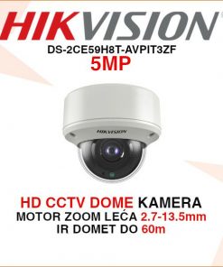 HIKVISION 5MP DOME KAMERA S MOTOR ZOOM LEĆOM DS-2CE59H8T-AVPIT3ZF