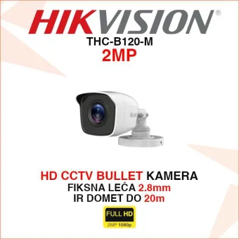 HIKVISION FULL HD CCTV BULLET NADZORNA KAMERA THC-B120-M