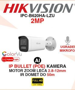 HIKVISION FULL HD MOTOR ZOOM IP POE KAMERA IPC-B620HA-LZU