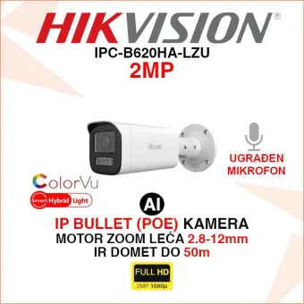HIKVISION FULL HD MOTOR ZOOM IP POE KAMERA IPC-B620HA-LZU