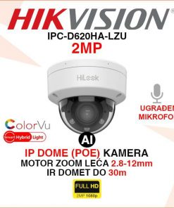 HIKVISION FULL HD MOTOR ZOOM IP POE KAMERA IPC-D620HA-LZU