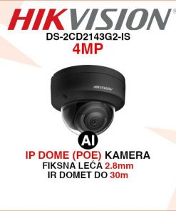 HIKVISION IP DOME 4MP ACUSENSE ANTIVANDAL KAMERA DS-2CD2143G2-IS