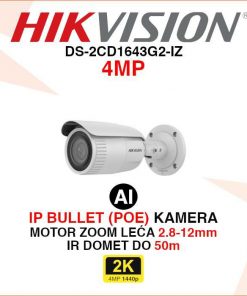 HIKVISION IP KAMERA S MOTOR ZOOM LEĆOM I AI FUNKCIJAMA DS-2CD1643G2-IZ