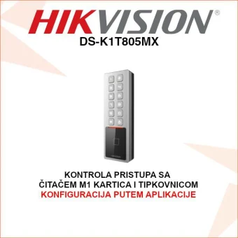 HIKVISION KONTROLA PRISTUPA ČITAČ KARTICA I TIPKOVNICA DS-K1T805MX