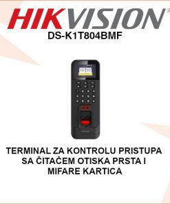 HIKVISION TERMINAL SA ČITAČEM OTISKA PRSTA I KARTICA DS-K1T804BMF