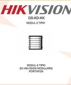 HIKVISION PORTAFONSKI MODUL 6 POZIVNIH TIPKI DS-KD-KK