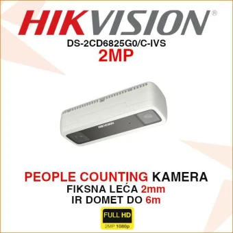 HIKVISION 2MP PEOPLE COUNTING IP KAMERA DS-2CD6825G0/C-IVS