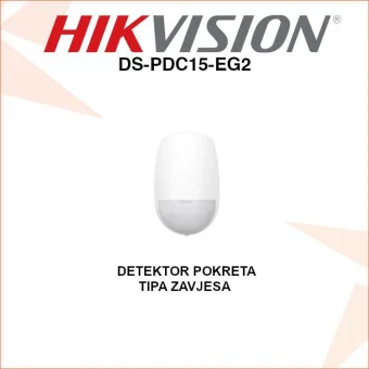 HIKVISION PIR DETEKTOR POKRETA ZAVJESA DS-PDC15-EG2