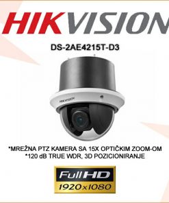 HIKVISION ROTACIJSKA SPEED-DOME 2MP KAMERA DS-2AE4215T-D3