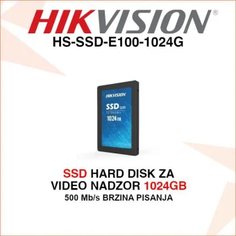 HIKVISION SSD HARD DISK KAPACITETA 1024GB HS-SSD-E100-1024G