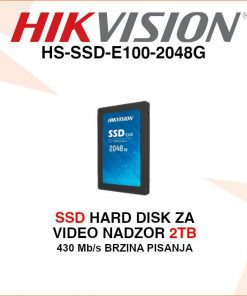 HIKVISION SSD HARD DISK KAPACITETA 2TB HS-SSD-E100-2048G