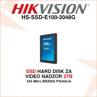 HIKVISION SSD HARD DISK KAPACITETA 2TB HS-SSD-E100-2048G