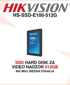 HIKVISION SSD HARD DISK KAPACITETA 512GB HS-SSD-E100-512G