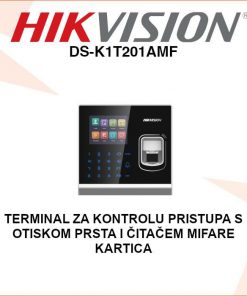 HIKVISION TERMINAL SA ČITAČEM OTISKA PRSTA I KARTICA DS-K1T201AMF