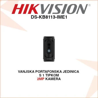 HIKVISION VANJSKA PORTAFONSKA JEDINICA S 2MP KAMEROM DS-KB8113-IME1
