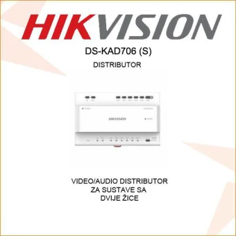 HIKVISION VIDEO-AUDIO DISTRIBUTOR ZA PORTAFONSKE SUSTAVE DS-KAD706