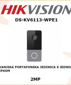 HIKVISION WIFI VANJSKA PORTAFONSKA JEDINICA S 1 TIPKOM DS-KV6113-WPE1