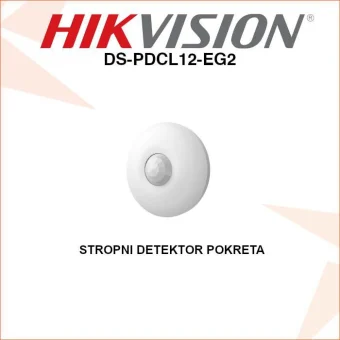 HIKVISION ŽIČANI STROPNI DETEKTOR POKRETA DS-PDCL12-EG2