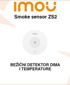 IMOU BEŽIČNI DETEKTOR DIMA I TEMPERATURE S UGRAĐENOM SIRENOM ZS2