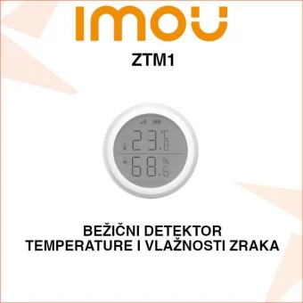 IMOU BEŽIČNI DETEKTOR TEMPERATURE I VLAŽNOSTI ZRAKA ZTM1