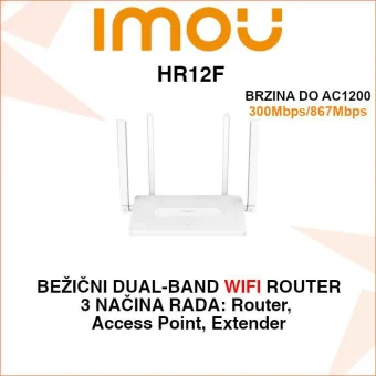 IMOU HR12F BEŽIČNI DUAL-BAND AC1200 WIFI ROUTER ILI POJAČIVAČ SIGNALA