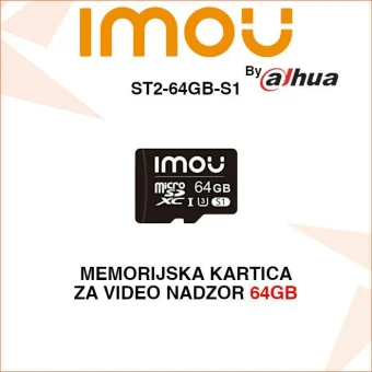 IMOU MEMORIJSKA KARTICA ZA VIDEO NADZOR 64GB ST2-64GB-S1